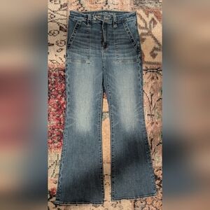 American Eagle Outfitters Blue Flare Jeans